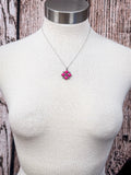 Rio Pendant Necklace - Pink