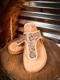 Danni Sandal in Light Tan by Very G - Western Sandal - Bronco Western Supply Co.