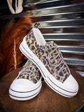 Aman Print Sneaker in Tan Leopard by Very G