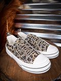 Aman Print Sneaker in Tan Leopard by Very G