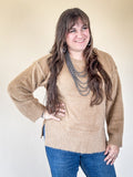 Frontier Fuzzy Round Neck Sweater