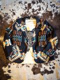 Mesa Mirage Southwestern Print Blazer - Lucky & Blessed - Bronco Western Supply Co.