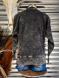 Outlaw Acid Washed Pullover - Ash Black - Outerwear - Bronco Western Supply Co.