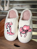 Howdy Slippers - Western Gift Idea - House Shoe - Bronco Western Supply Co.