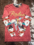 Southern Roots Mesh Top - Aztec Print - Western Fashion - Bronco Western Supply Co.