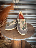 Saguaro Twisted X Slip - On Loafer - Dust & Cactus Print