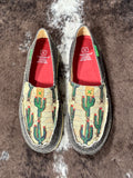 Saguaro Twisted X Slip - On Loafer - Dust & Cactus Print