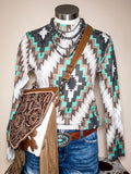 Winding Road Long Sleeve Top - Sterling Kreek -Western Fashion - Bronco Western Supply Co.