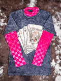 You Da Bomb Mesh Top - Pink -Sterling Kreek - Western Fashion - Bronco Western Supply Co.