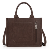 Belle - Concealed Carry - Crossbody Tote - Coffee - Montana West - Bronco Western Supply Co.