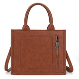 Belle - Concealed Carry - Crossbody Tote - Brown - Montana West - Bronco Western Supply Co.