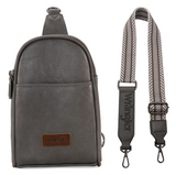 Blake - Wrangler - Sling Bag - Grey - Bronco Western Supply Co.