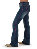 Cowgirl Tuff Pink Arrows - Bootcut Jeans - Bronco Western Supply Co.