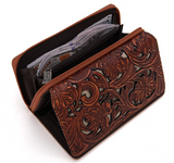 Piper Floral Tooled Wallet - Brown - Western - Montana West - Bronco Western Supply Co.