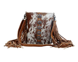 Myra Bag - Flouncy Leather & Hide Crossbody Bag - Western Accessory - Bronco Western Supply Co. 