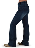 Cowgirl Tuff Empower Bootcut Jeans - Dark Wash Denim - Riding Jeans - Bronco Western Supply Co.