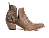 Myra Bag - La Ponderosa Leather Booties - Chocolate Brown - Footwear - Bronco Western Supply Co.