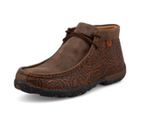 Bella - Twisted X - Chukka Driving Moc - Brown & Tooled Brown - Bronco Western Supply Co.