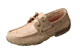 Sierra - Twisted X - Boat Shoe - Driving Moc - Dusty Tan & Snake Print - Bronco Western Supply Co.