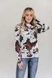 Let's Go Girls Cowl Neck Hoodie - Ampersand Avenue - Western Fashion - Bronco Western Supply Co.