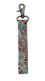 Myra Bag - Aqua Marine Key Fob - Western Accessory - Bronco Western Supply Co.