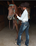 Cowgirl Tuff Trainer Bootcut Jeans - Western Wear - Riding Jean - Bronco Western Supply Co.