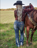 Cowgirl Tuff Gone Western Bootcut Jeans - Western Wear - Boot Stitch - Bronco Western Supply Co.