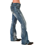 Cowgirl Tuff DFMI Bleached Bootcut Jeans - Western Wear - Riding Jeans - Bronco Western Supply Co.