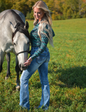 Cowgirl Tuff DFMI Bleached Bootcut Jeans - Western Wear - Riding Jeans - Bronco Western Supply Co.