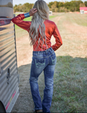 Cowgirl Tuff - Twisted Turquoise - Bootcut - Jeans - Western Wear - Bronco Western Supply Co.