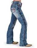 Cowgirl Tuff - Red Roan Bootcut Jeans- Riding Jeans - Bronco Western Supply Co.