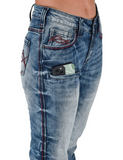 Cowgirl Tuff - Red Roan Bootcut Jeans- Riding Jeans - Bronco Western Supply Co.