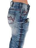 Cowgirl Tuff - Red Roan Bootcut Jeans- Riding Jeans - Bronco Western Supply Co.