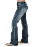 Cowgirl Tuff - Turquoise Hurricane Bootcut Jeans - Riding Jeans - Bronco Western Supply Co.