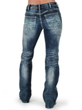 Cowgirl Tuff - Turquoise Hurricane Bootcut Jeans - Riding Jeans - Bronco Western Supply Co.