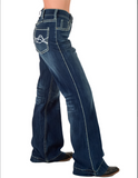 Cowgirl Tuff Edgy Wide Leg Jeans - Trouser - Western Fashion - Bronco Western Supply Co.