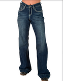 Cowgirl Tuff Edgy Wide Leg Jeans - Trouser - Western Fashion - Bronco Western Supply Co.