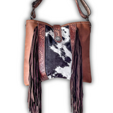 Myra Bag - Cynosure Leather & Hair on Hide Bag