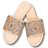 Myra Bag - Xena Hand Tooled Sandals