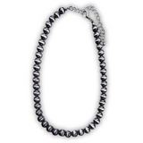 Jenna Navajo Style Pearl Necklace - Natural