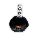 C.C. Aztec Earmuff - Black