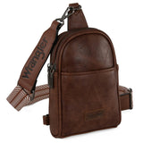 Blake Wrangler Sling Bag - Dark Brown - Purses & Wallets - Wrangler - Bronco Western Supply Co.