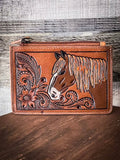 Caballo Mio Card Holder - Caramel - Purses & Wallets - Myra Bag - Bronco Western Supply Co.