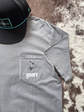 "Cheyenne" Grey Hooey T - Shirt - Apparel - Hooey - Bronco Western Supply Co.