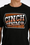 Cinch Denim Men's Black Short Sleeve Tee - Men - Cinch - Bronco Western Supply Co.