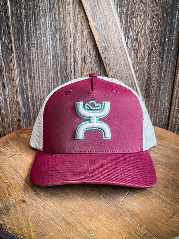 "COACH" Maroon/Grey Hat - Men - Hooey - Bronco Western Supply Co.