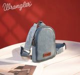 Danica Wrangler Sling Bag - Jean Distressed - Purses & Wallets - Wrangler - Bronco Western Supply Co.