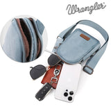 Danica Wrangler Sling Bag - Jean Distressed - Purses & Wallets - Wrangler - Bronco Western Supply Co.