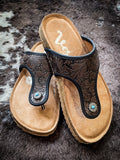 Danni Sandal in Chocolate by Very G - Women's Shoes - Gypsy Jazz/Very G - Bronco Western Supply Co.