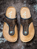 Danni Sandal in Chocolate by Very G - Women's Shoes - Gypsy Jazz/Very G - Bronco Western Supply Co.